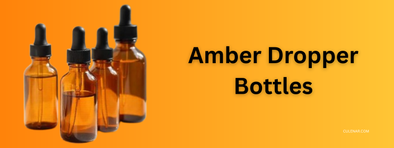 Amber Dropper Bottles