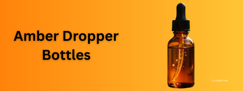 Amber Dropper Bottles