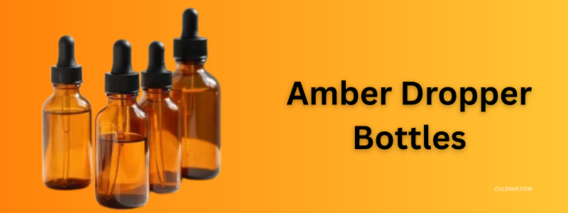 Amber Dropper Bottles