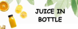 juice in bottle
