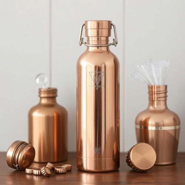 copper water bottle