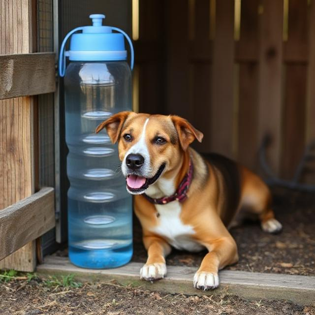 dog kennel water bottle