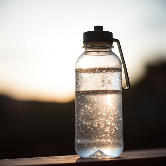 water bottle with handle