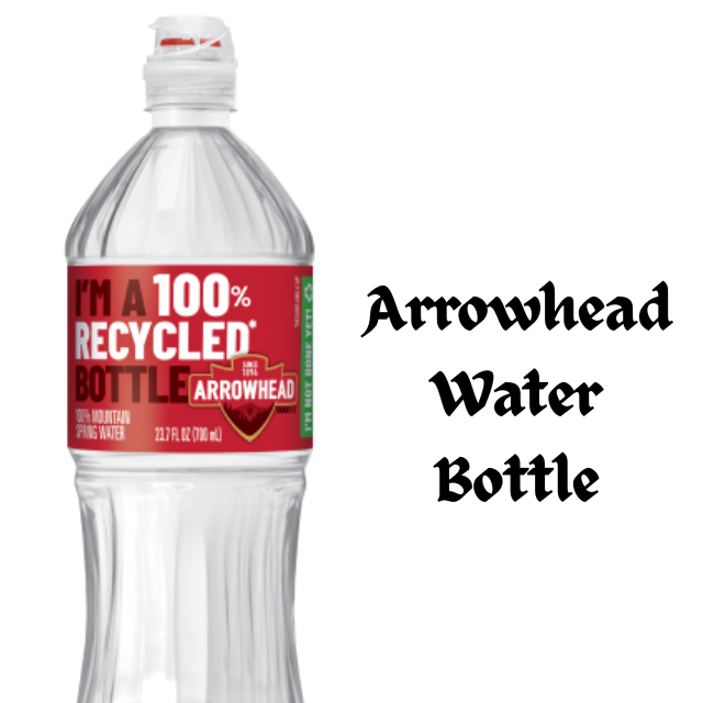 Arrowhead water bottle