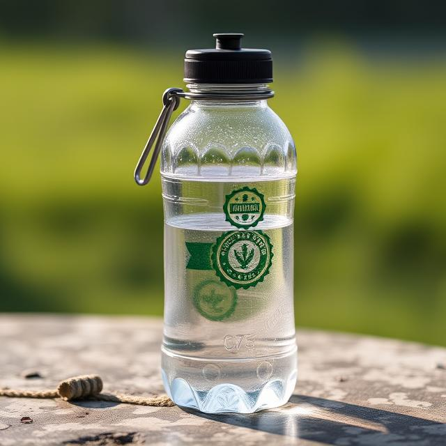 water bottle with handle