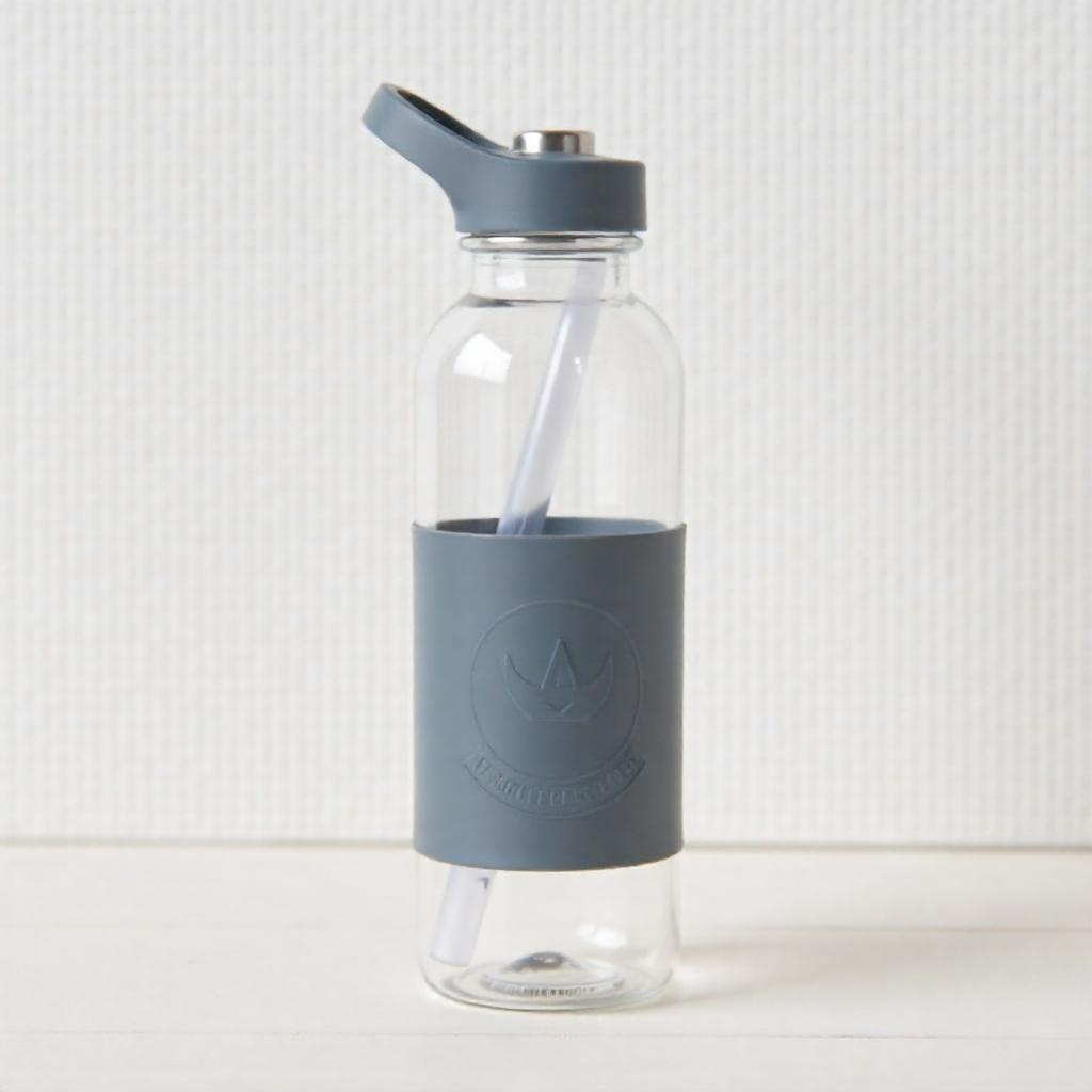 insulated straw water bottle