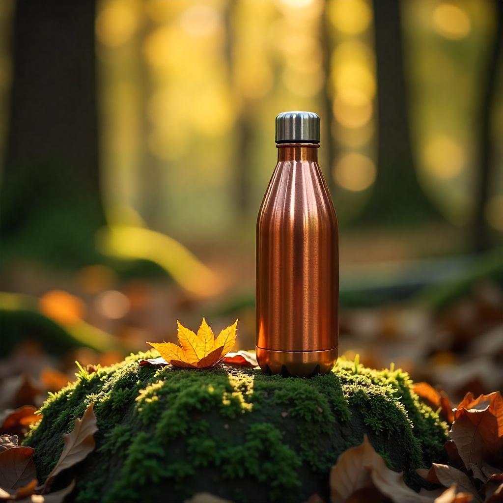copper water bottle
