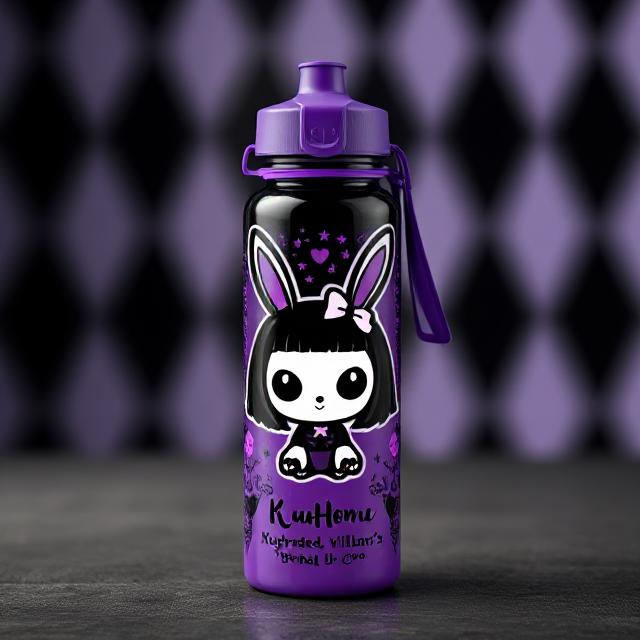 kuromi water bottle  