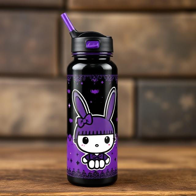 kuromi water bottle 