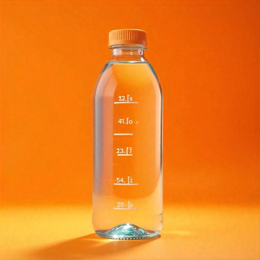 Water bottle ounce