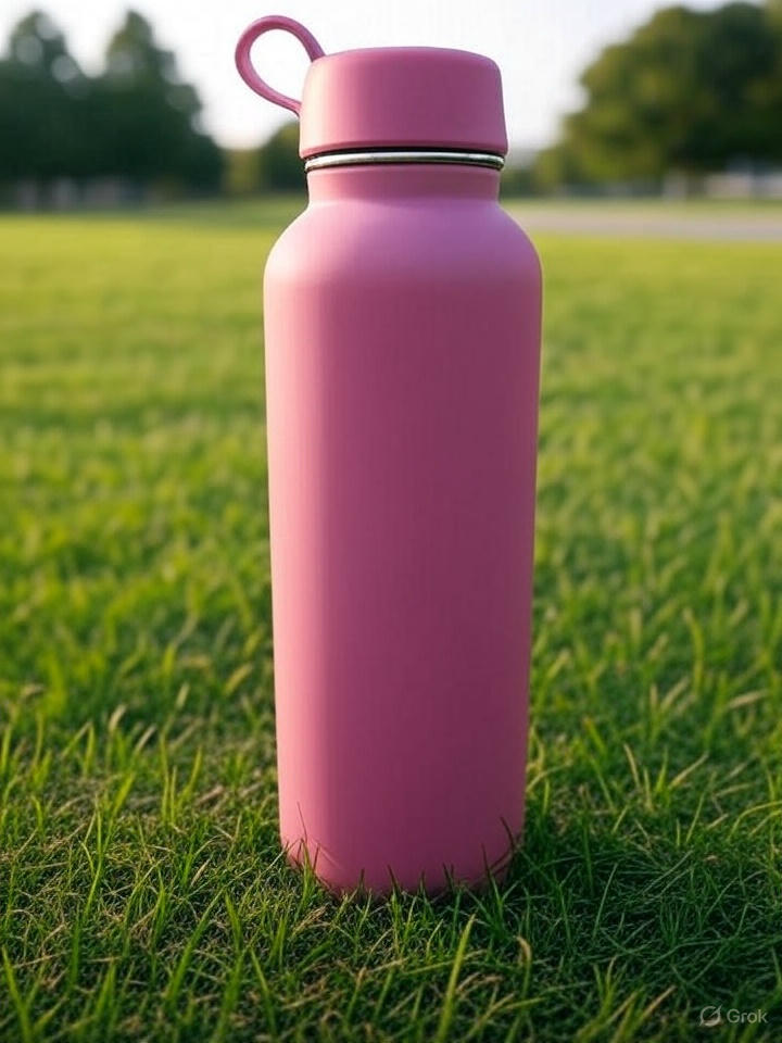 lululemon pink water bottle