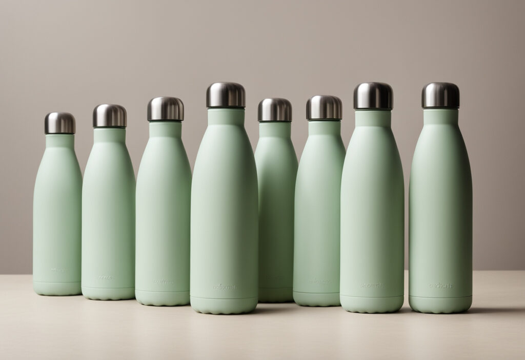 Water in Green Bottle