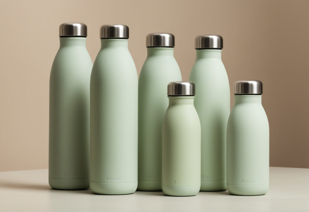 Water in Green Bottle